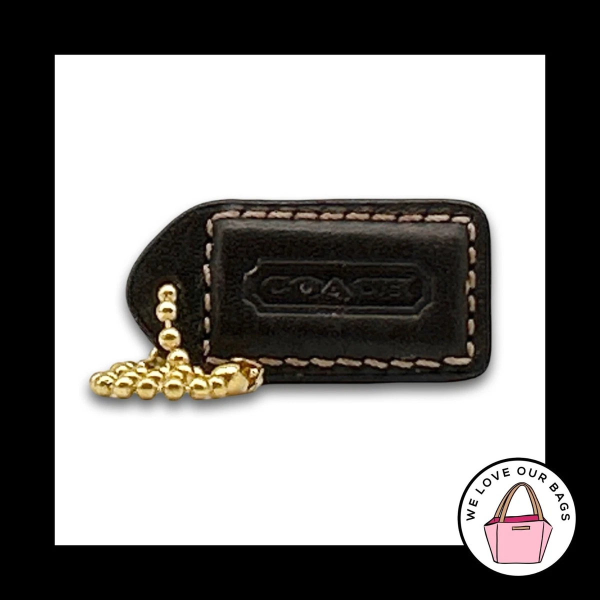 Coach Leather Letters, Numbers & Symbols Key Chains, Rings
