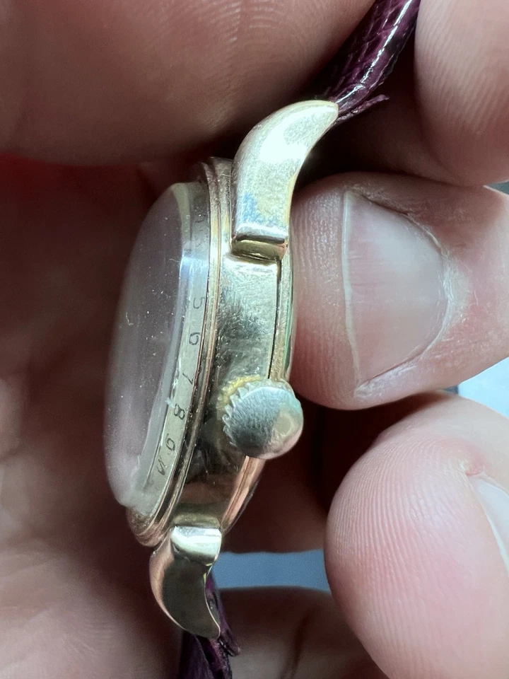 复古 Wittnauer 指针日日期 罕见。 带有备用机芯 — 第 3/4 张图片