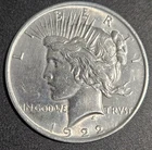 1922 Philadelphia P $1 Peace Dollar UNC Uncirculated US Coin 90% Silver Not Junk