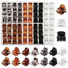 70 Pcs Mini Hair Claw Clips, Small Hair Clips for Women Girls, Non Slip Tiny Jaw