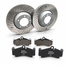 Bremsbelagsatz und Bremsscheiben Set vorne für Porsche 997 911 350mm