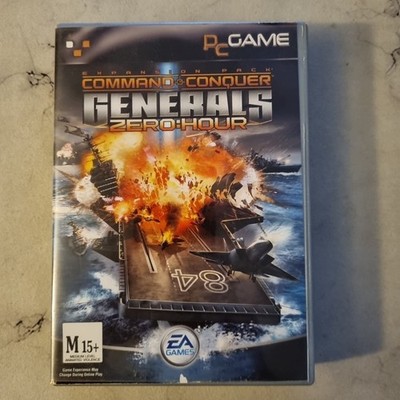 Command & Conquer Game Generals Zero Hour Exp Pack PC 2 Disc DVD