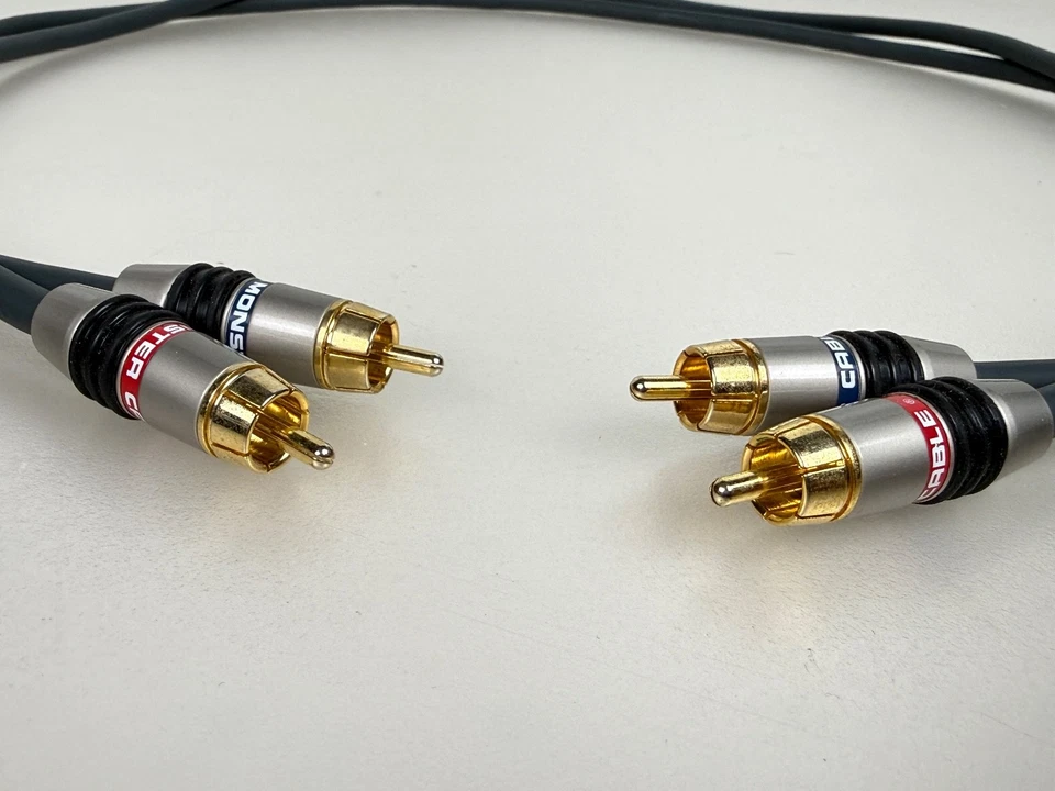 Monster Interlink 300 MKII RCA PAIR  1 metre Length HI-FI Audio Cable Tested - Image 3 of 4