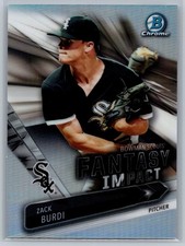 2016 Bowman Draft #BSI-ZB Zack Burdi Bowman Scouts' Fantasy Impact *WS