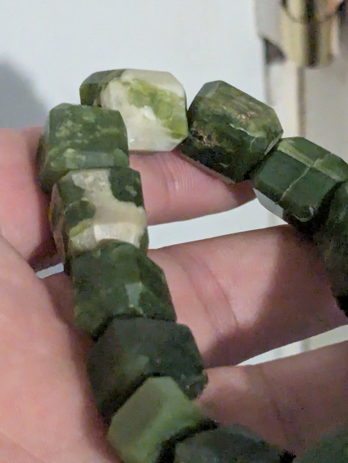 Green Rectangular Crystal Bracelet (Maybe Tremoli… - image 9