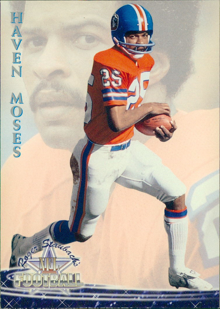 1994 Ted Williams Card Company Roger Staubach's NFL Football - Haven Moses #18