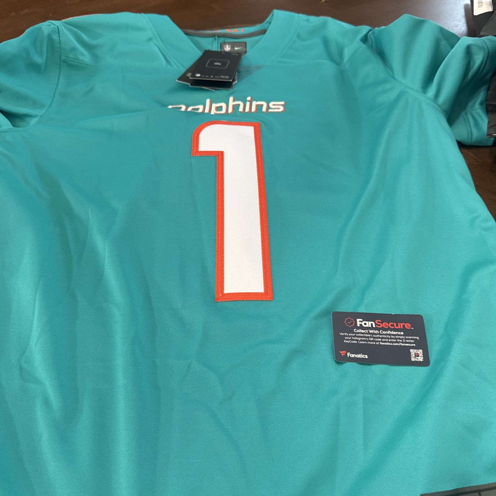 Tua Tagovailoa Autographed Nike Authentic Football Jersey Fanatics COA NWT XL