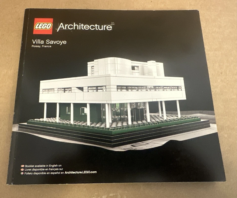 LEGO Architecture - Villa Savoye (21014) - Instruction Manual ONLY Free Shipping - Image 2 of 4