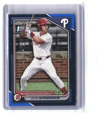 John Spikerman #/150 2024 Bowman Draft Blue Border