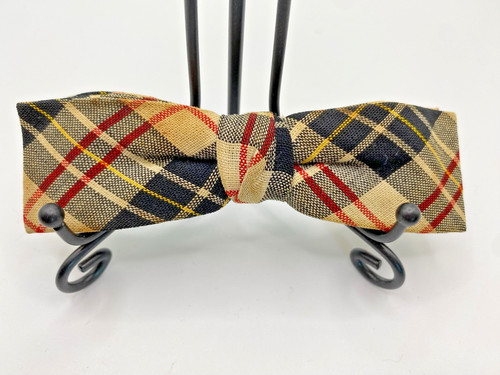 Vintage 40s/50's Patent Clasp Co. Bowtie Blk/Red - Tied *Have MANY *Combo Ship