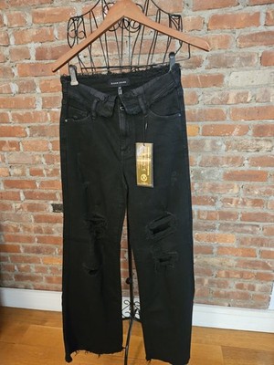 RISEN BLACK DISTRESSED JEANS SIZE 5/27 NWT