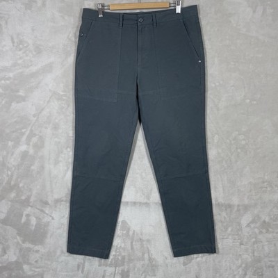 Vuori Barren Pants Mens 34 Stretch Performance Casual Gray V462