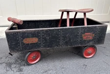 Keystone R.R. 6500 Ride On Railroad Freight Car 19" - Unrestored - Vintage 1930s