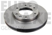 Eurobrake 2X Bremsscheibe Ø300Mm BelüFtet FüR Hyundai H-1 Travel 2.5 Crdi 2.4I