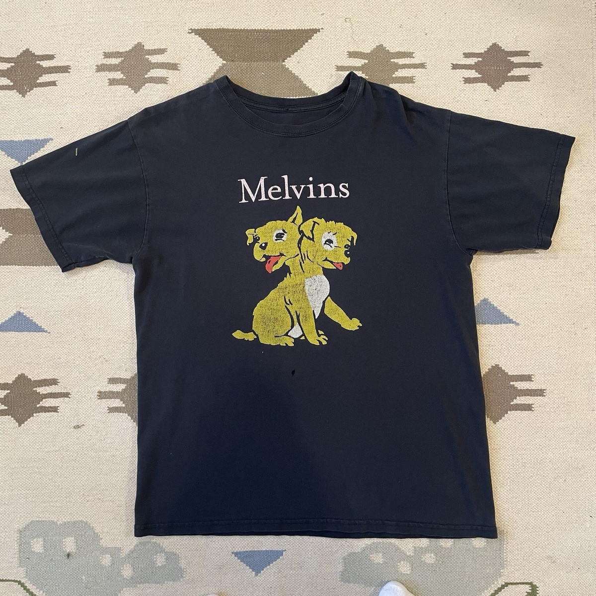 Vintage Melvins Kozik Houdini Two Head Dog Pussy Shirt Size Medium