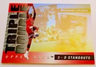 Michael Jordan 3-D Standouts TD2 Upper Deck Chicago Bulls Insert Card NM