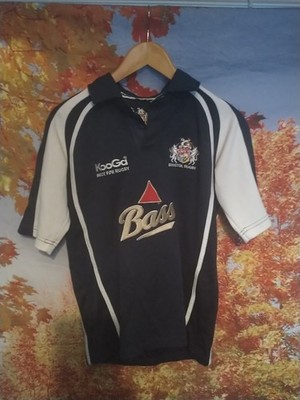 Bristol Rugby Union 2006 Heim Bass KooGa Trikot. UK Jungen Alter 14, Größe Youth