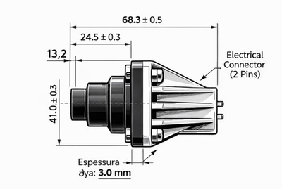 #ad 2024 2025 Honda Prologue HV battery fuse OEM HV Pyrotechnic Safety Disconnect $139.99