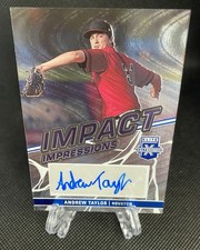 2023 Panini Elite Extra Edition Andrew Taylor Impact Impressions Auto #II-ATY