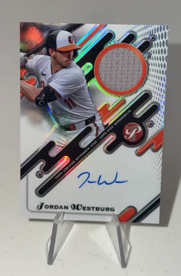 2025 Topps Pristine Pieces Jordan Westburg Patch On-Card Auto #PPAR-JW Orioles