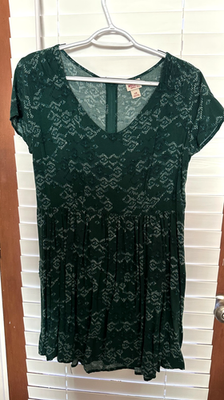 Green Womens Mossimo dress large | eBay