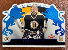 TIM THOMAS 02/03 CROWN ROYALE BLUE ROOKIE CARD 026/350. BOSTON BRUINS