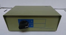 Kentek DB15 2 Way Data Transfer Switch Box 15 Pin I/O AB Female PC MAC Display