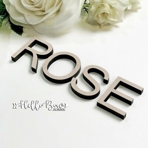 Mdf Block Letters 20cm Tall Laser Cut Words Names Personalised