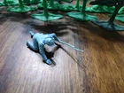 Marx Custers Last Stand Playset Crawling Soldier powder blue 1960s #2