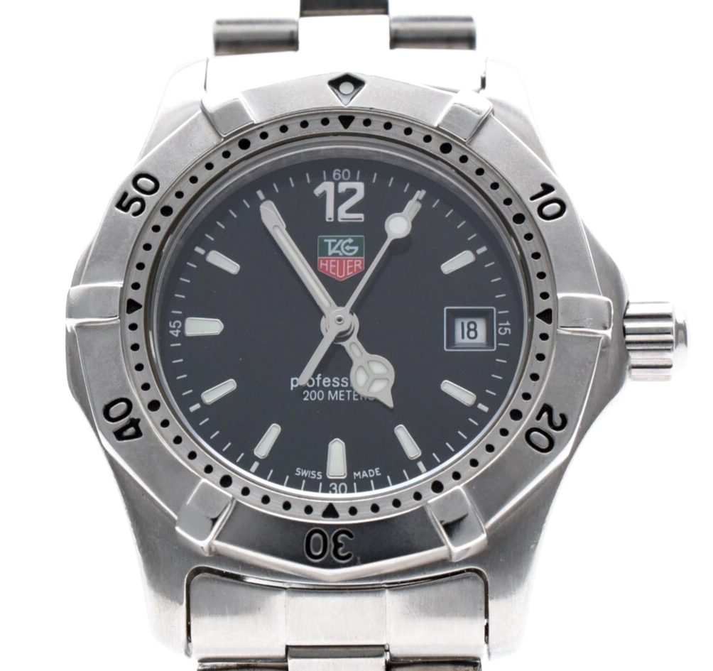 Vintage [N MINT] TAG HEUER Professional 2000 WK1310-0 Quartz