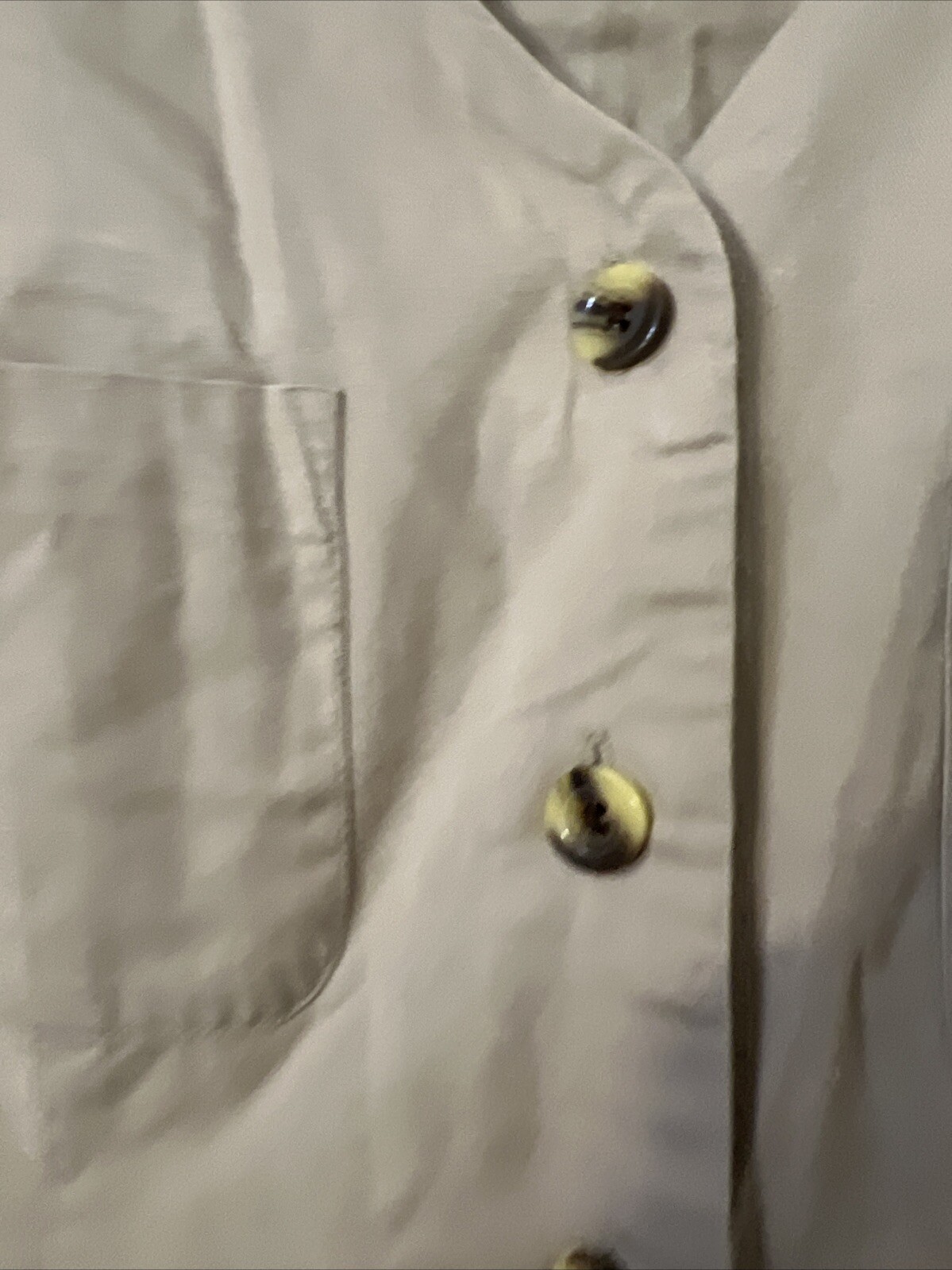 Basic Editions Khaki Cotton Button Down Shirt Dre… - image 2