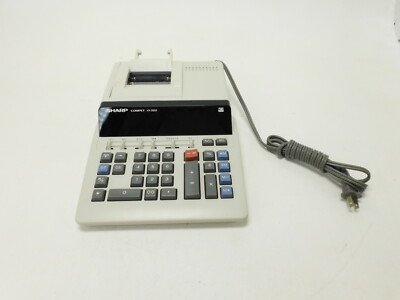 Vintage Sharp Compet VX-2652H Desktop Electronic 12 Digit Printer Calculator 