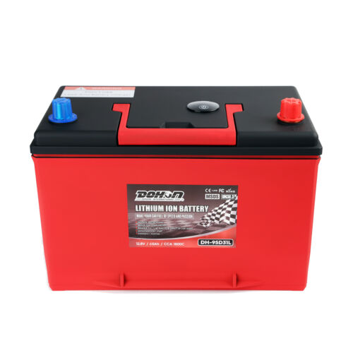 95D31L 12V 80Ah Lithium Car LiFePO4 Battery Replaces D27M 8027-127 Group 27 - Picture 1 of 6