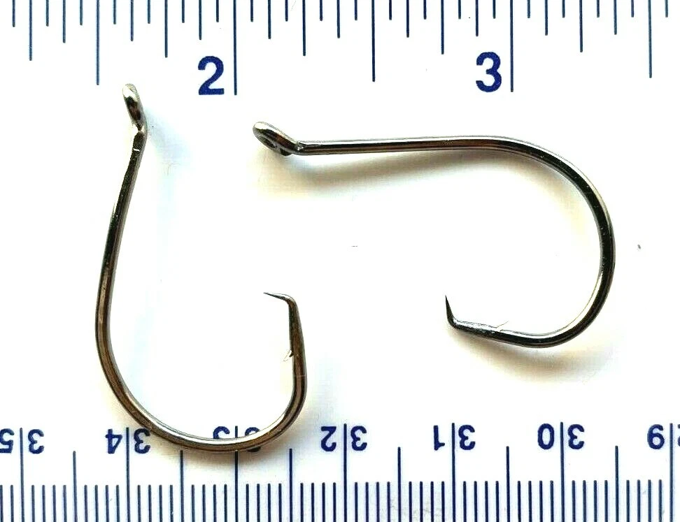 1000 GT 2X Offset Circle Fish Fishing Hooks size 3/0 - bulk 7384