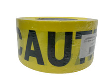 Yellow Caution Do Not Enter Barricade Tape Bright Wet Weather Proof 3x1000