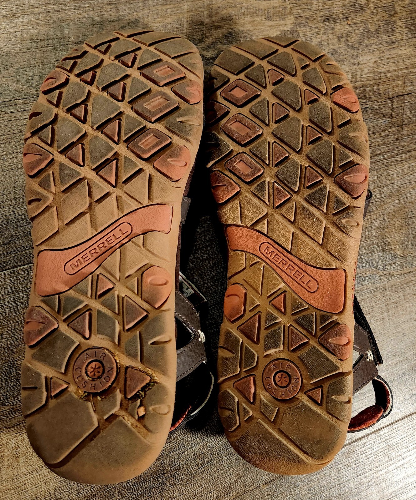 Sandali sportivi Merrell da donna taglia 10 pelle rosa senza sabbia cinturino cacao corallo