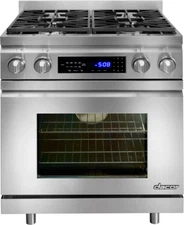 Dacor DR30DLP  Distinctive 30in Pro-Style Dual-Fuel Range with Convection Oven