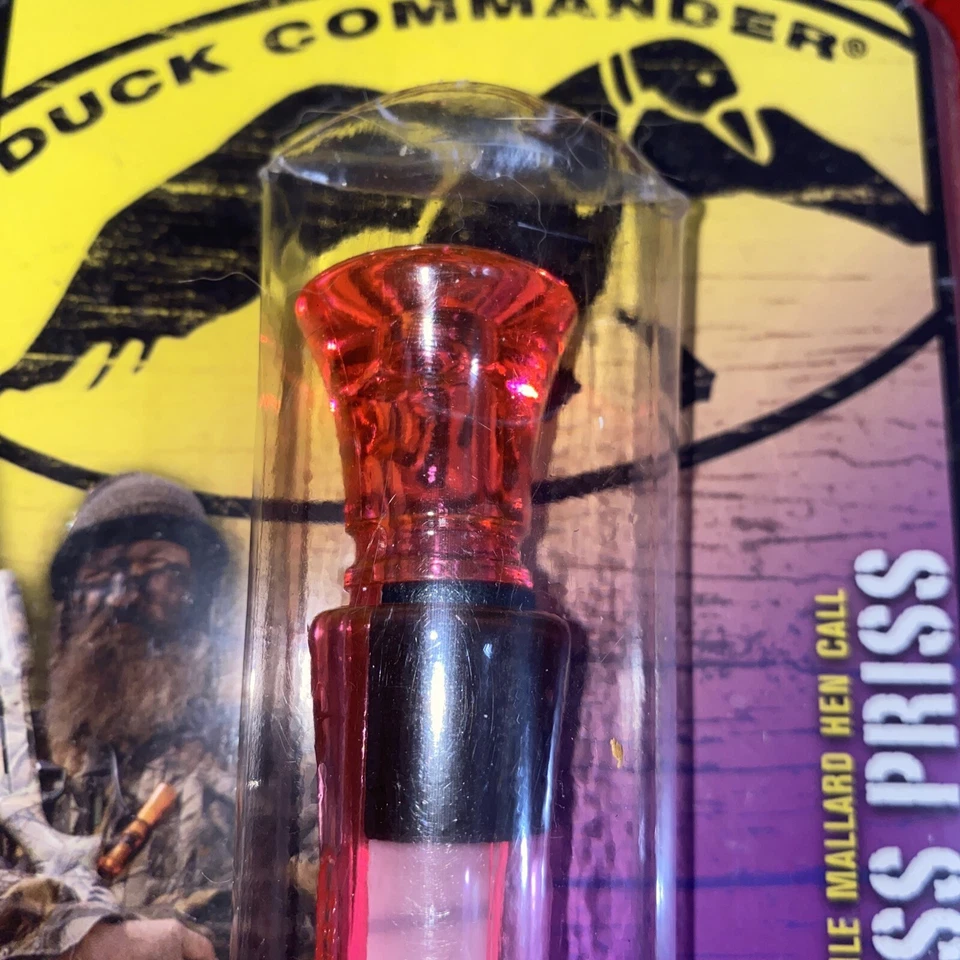 Vintage Duck Call Commander Miss Priss Duck Call Hot Pink Ladies Season New - Image 2 of 4