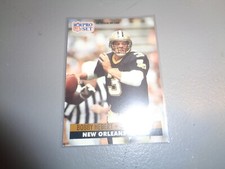 1991 Pro Set #593 Bobby Hebert New Orleans Saints Football Card