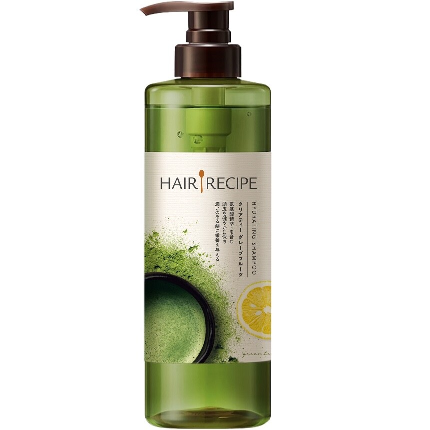 HAIR RECIPE Green Tea & Yuzu CITRUS Hair Shampoo & Mask Capsule