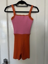 Fun Block Colored Romper From Zara