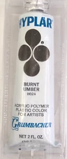 GRUBACHER - HYPLAR ACRYLIC  "BURNT UMBER" 59.1 ml/2.0 oz - H024