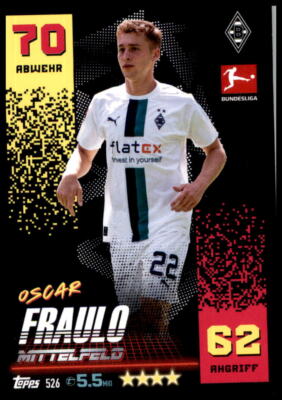Match Attax EXTRA Bundesliga 2022 2023 Nr. 526 - Oscar Fraulo