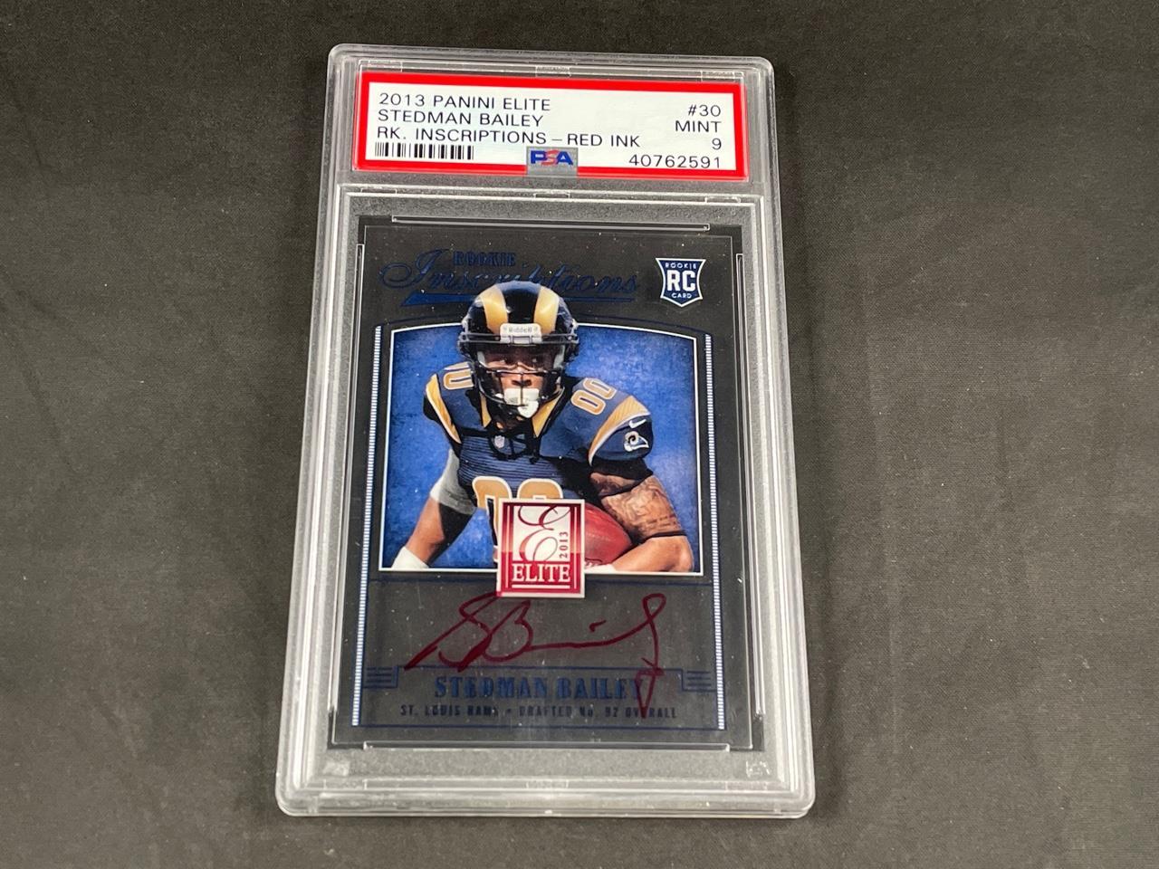 Stedman Bailey Panini Elite Rookie Inscriptions #30 Red Ink