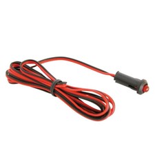 Megatronix Ledp 3volt Dash Mount Steady Red Car Alarm Led Plug Autopage Marksman