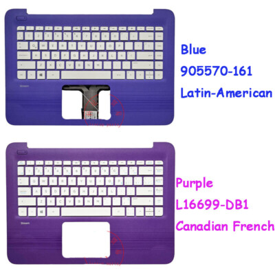 Palmrest w/ Keyboard 905570-161 for HP Stream 14-AX 14-CB TPN-Q183 L16699-DB1 #E3
