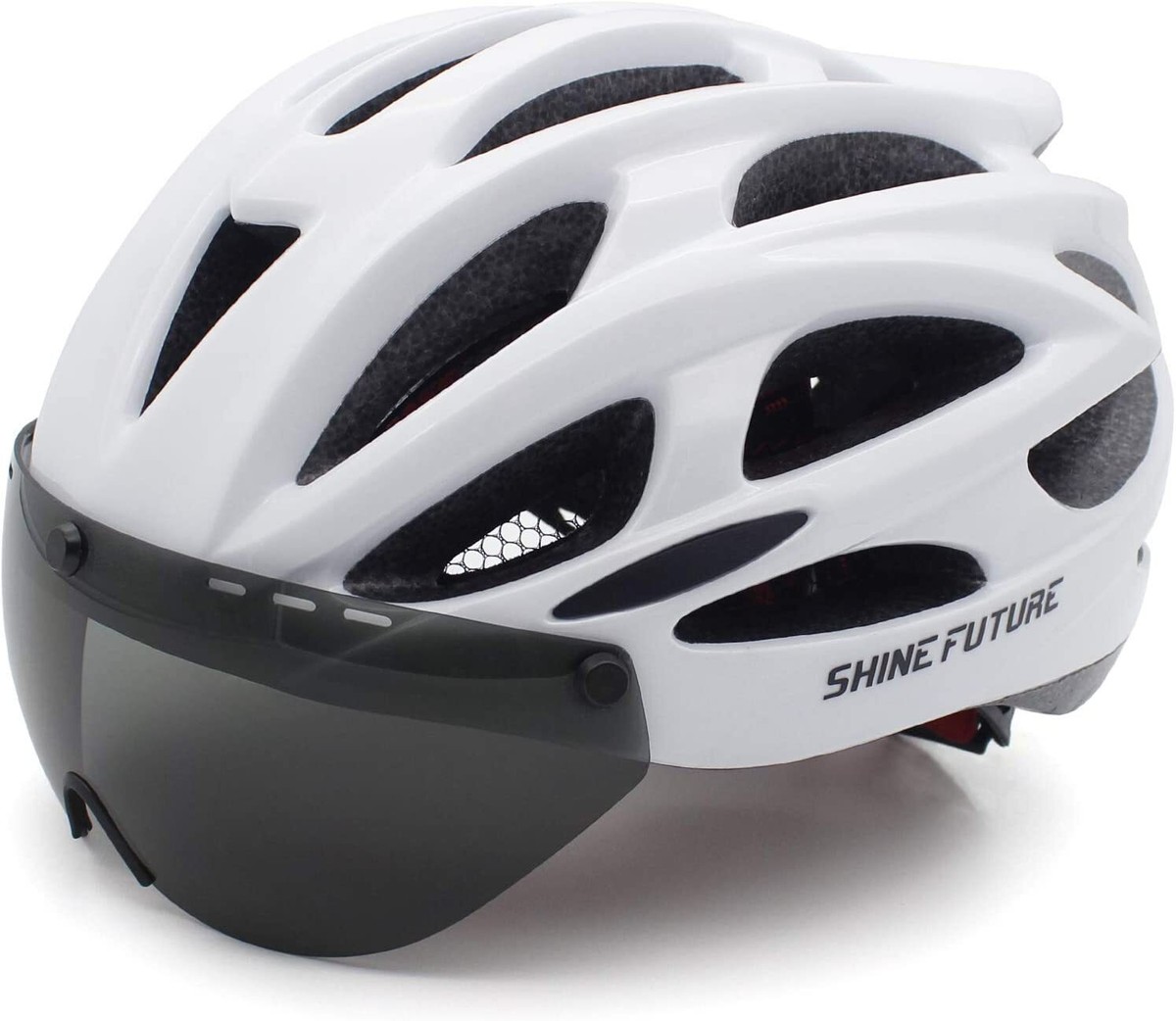 Bicycle Helmet MTB Bike Helmet With Removable Visor Goggles For Women Men