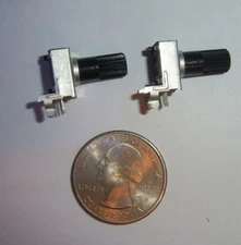 2x Linear Potentiometer Resistance: 1K OHM New PCB mount right angle USA