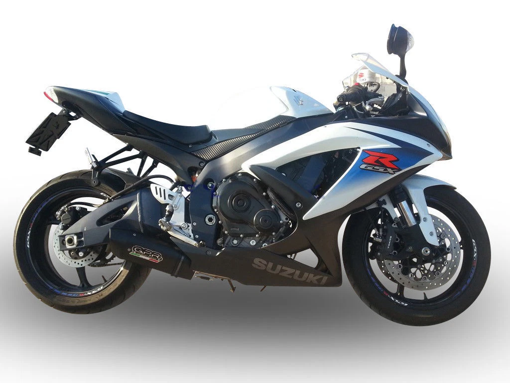 Suzuki GSXR 600 K6 2006 07 GPR Exhaust Systems Furore Black Slipon Silencer New