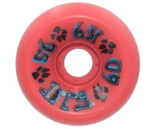 Dogtown K-9 80's Skateboard Wheels 60mm x 95a - Red (Set of 4)